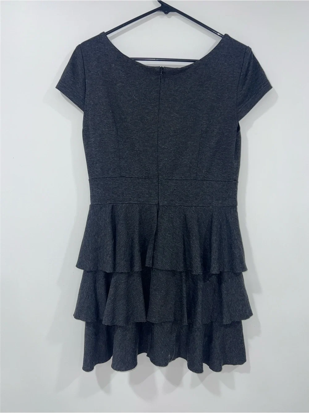 Amanda Uprichard Tiered V-Neckline Mini Dress